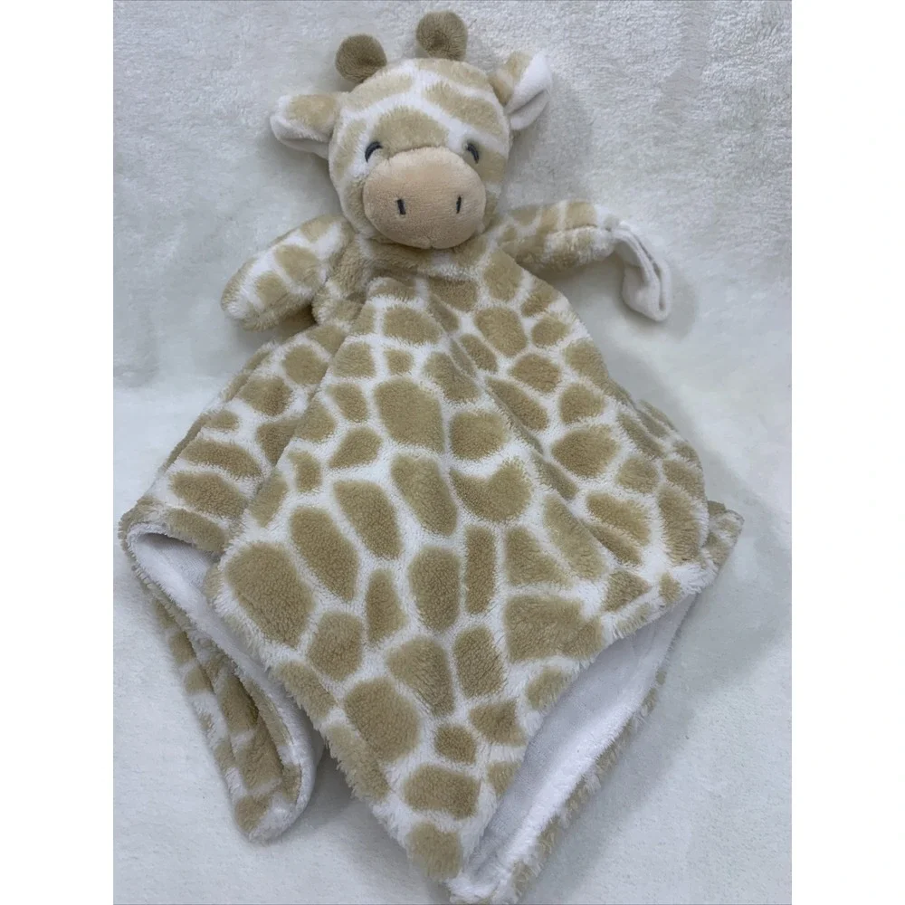 Carter's Giraffe Baby Security Blanket Lovey‎ Lovie Plush Pacifier Holder